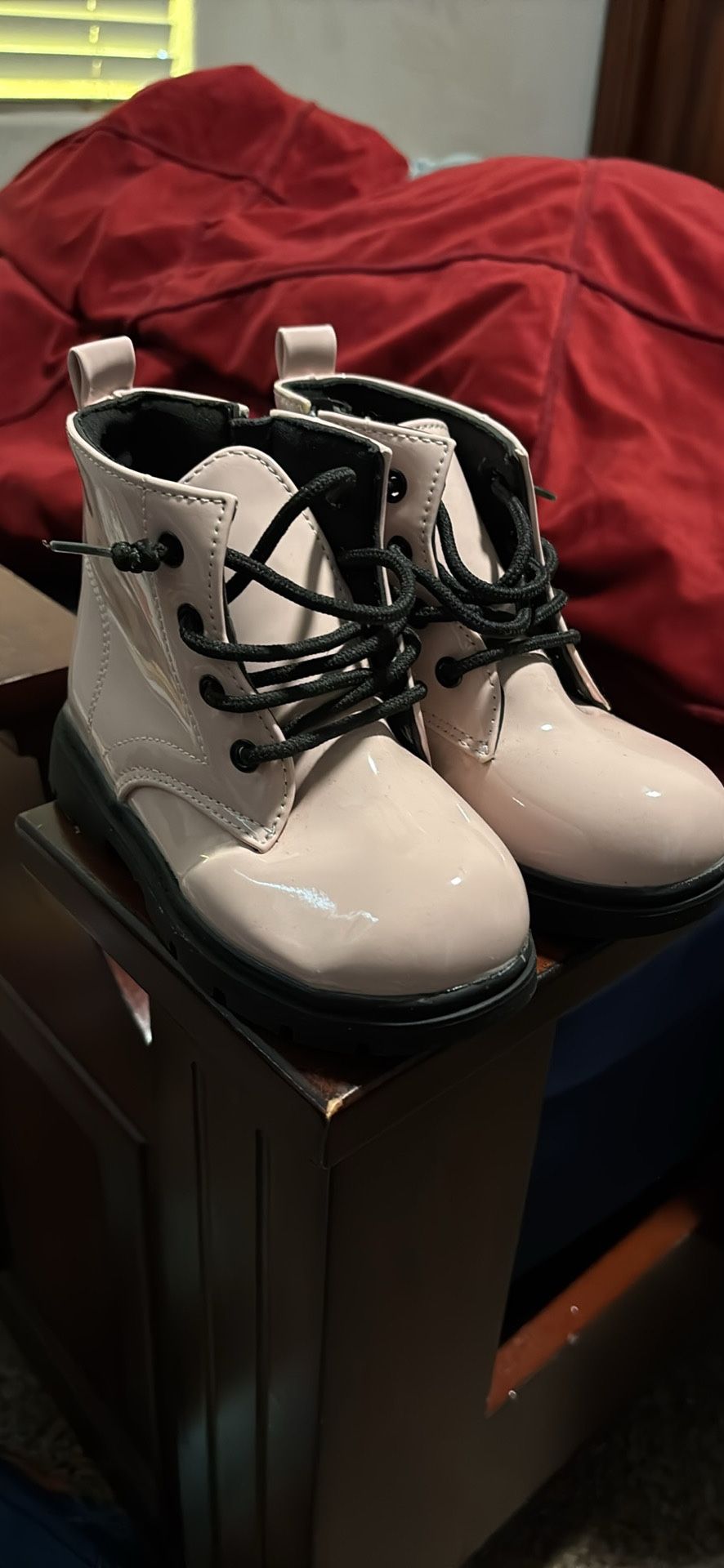Kids Pink Boots (Size 11)