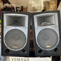 2 SAMSON RESOUND R S 12 PASIVE SPEAKERS