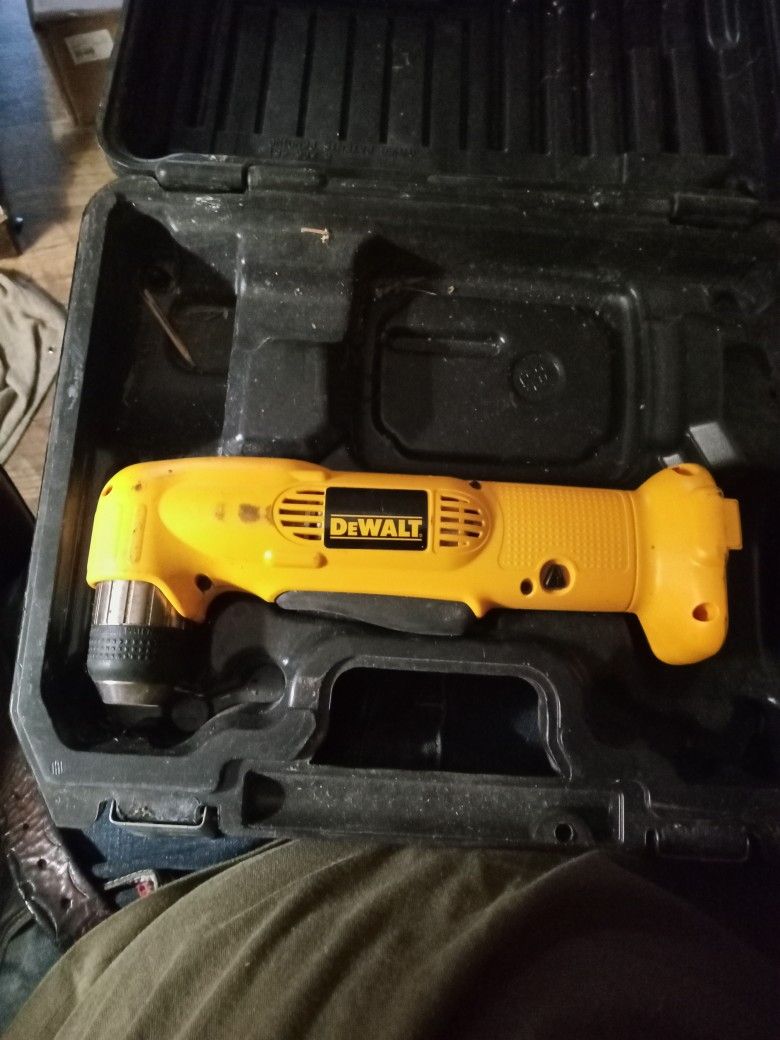DeWalt Right Angle Drill 12v