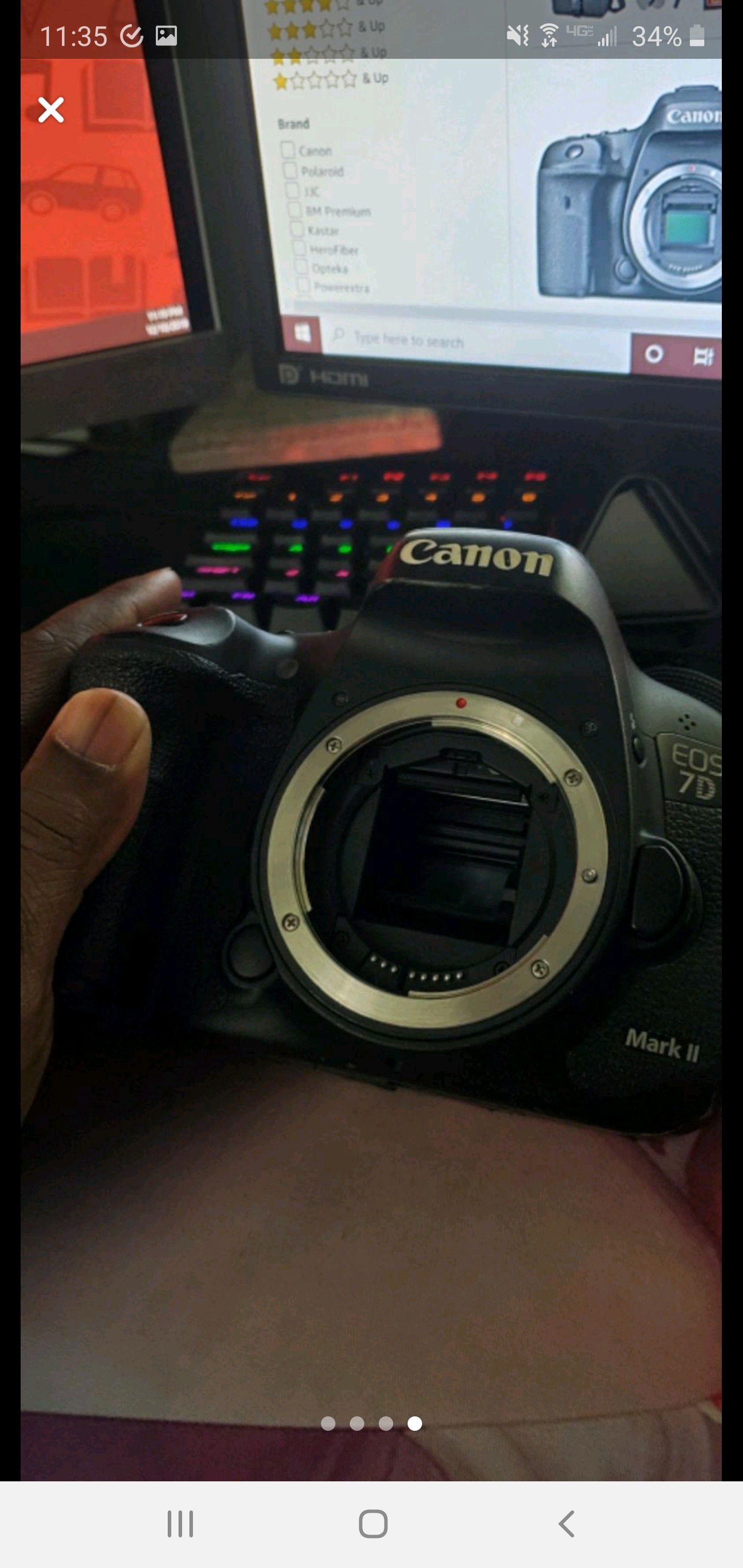 Canon 7D Mark ii DLSR Camera