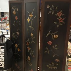 Three Panel Room Divider