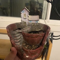 Super Cute Castle Flower Pot 