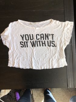 You can’t sit with us Crop Top