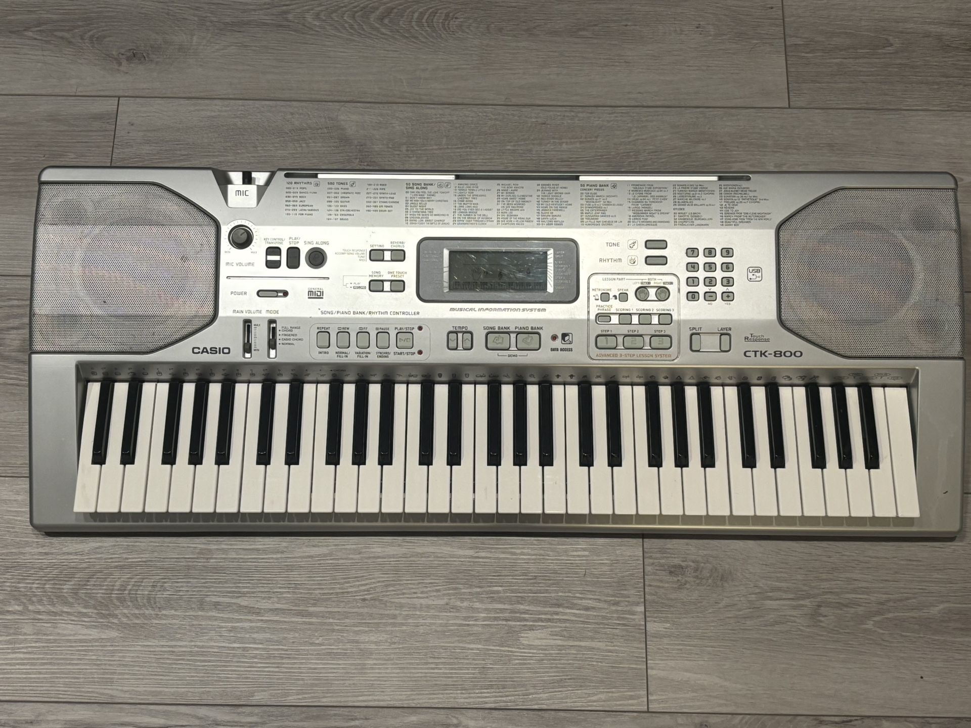 Casio CTK-800 Piano Keyboard
