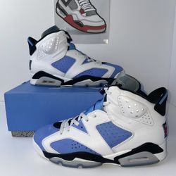 Air Jordan 6 Unc White 