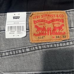 34x32 Levi’s Mens 514 Straight Jeans