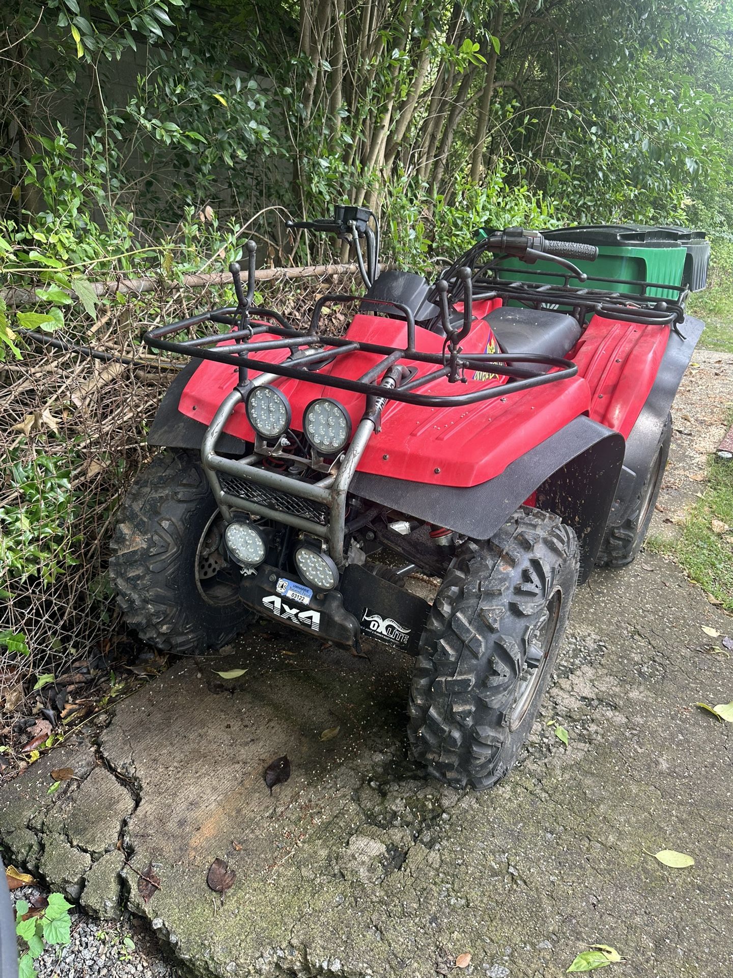 Cuatrimoto Yamaha 350, 4 × 4