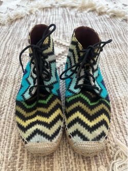 Missoni High Top Sneakers Limited Edition- Size 36 Women’s
