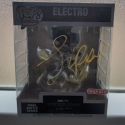 Jamie Foxx Signed Funko #1182 ELECTRO