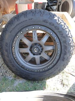 20×9 FUEL RIMS AND TIRES