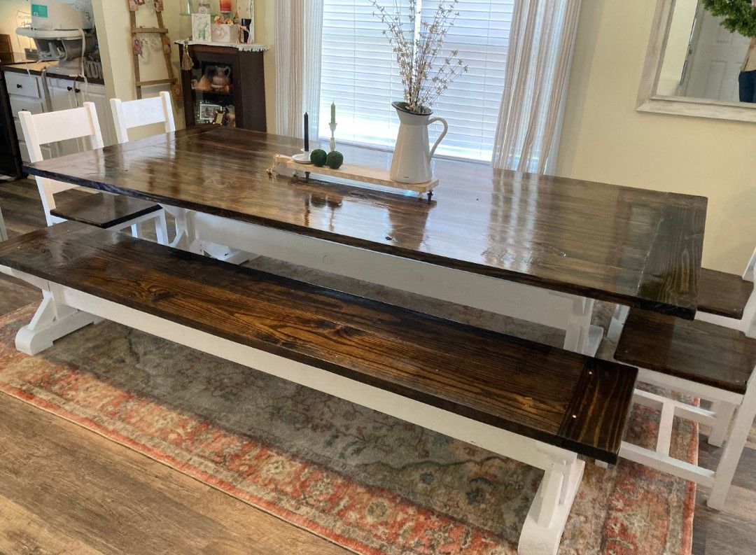 Farmhouse Industrial Style Dining Tables