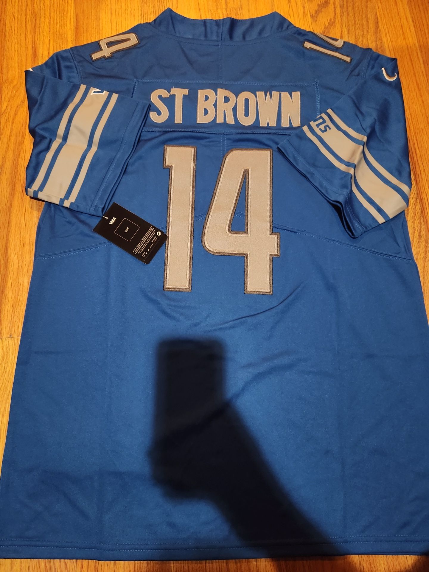 2025NFL Detroit Lions uniform 14# ST Brown football uniform
