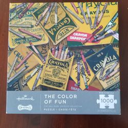 *NEW* Color Of Fun Crayola Crayons Jigsaw Puzzle 1000 Piece
