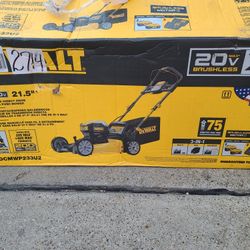 Dewalt 20v 21.5 Inch Walk Behind Push Mower Kit