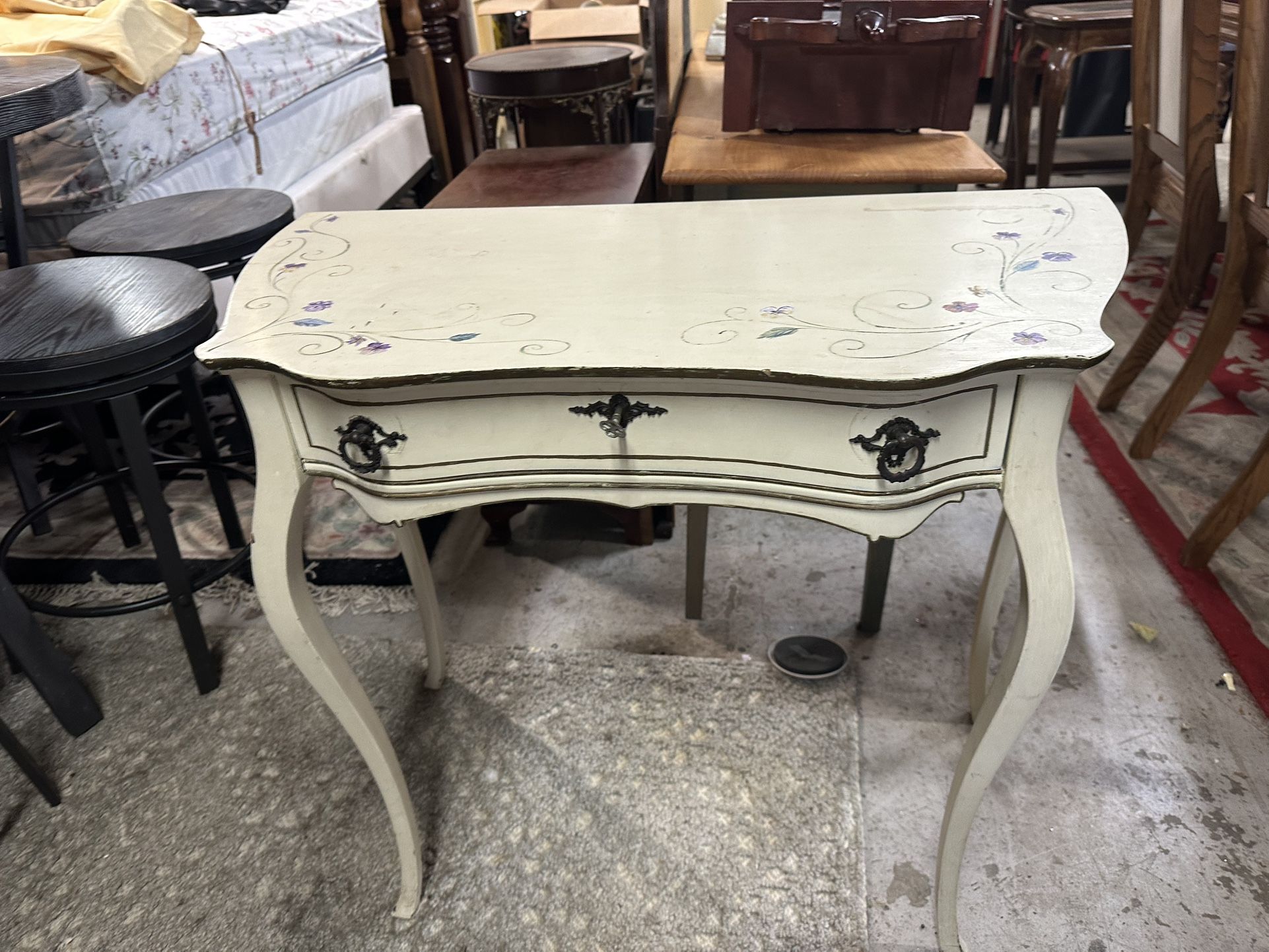 Painted Side Or Entry Hallway Table