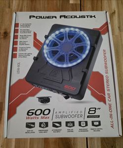 New Power Acoustic - Powered 8" Slim subwoofer
