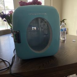 Blue Mini Fridge 