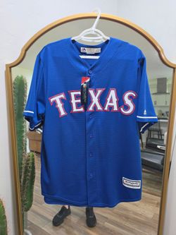 Texas Rangers Jersy size,L majestic