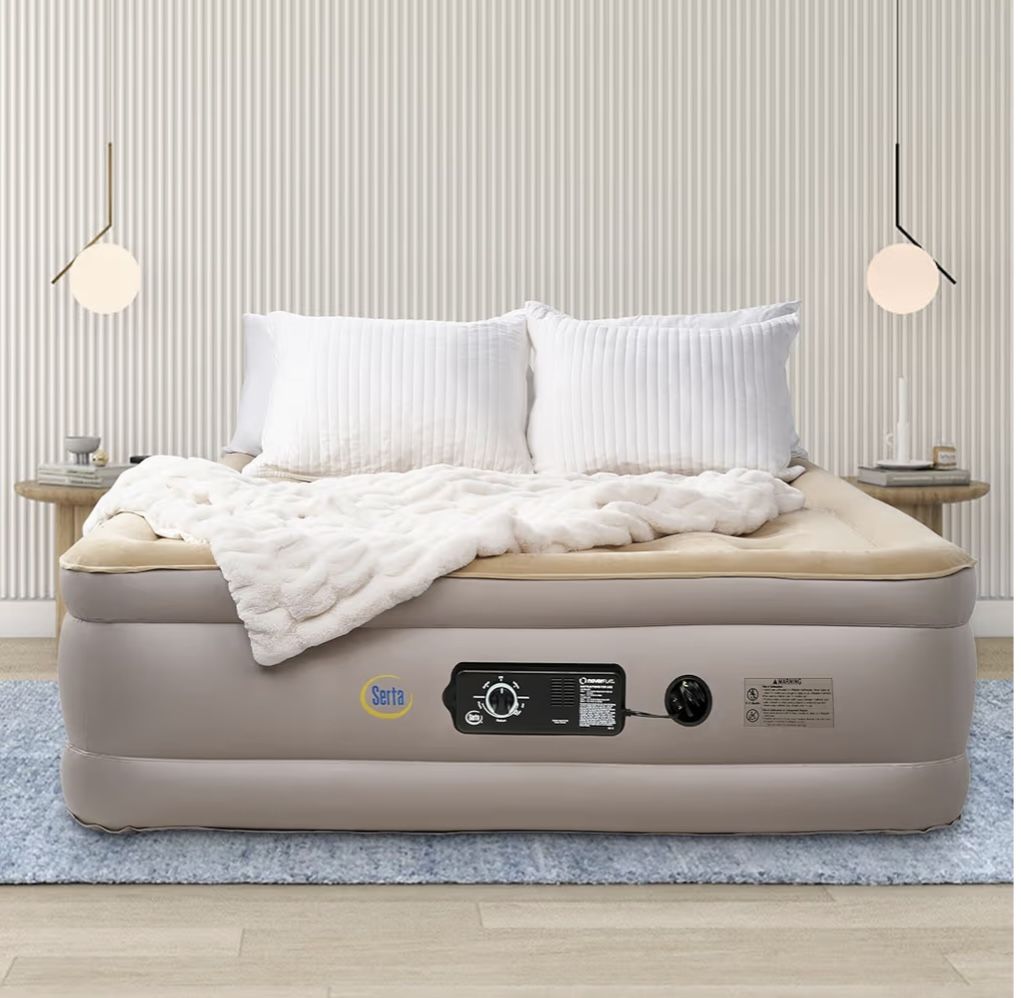 Serta Raised Luxury Inflatable Air Mattress