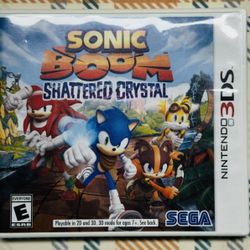Sonic Boom: Shattered Crystal (Nintendo 3DS, 2014) Complete Tested Fast Shipping