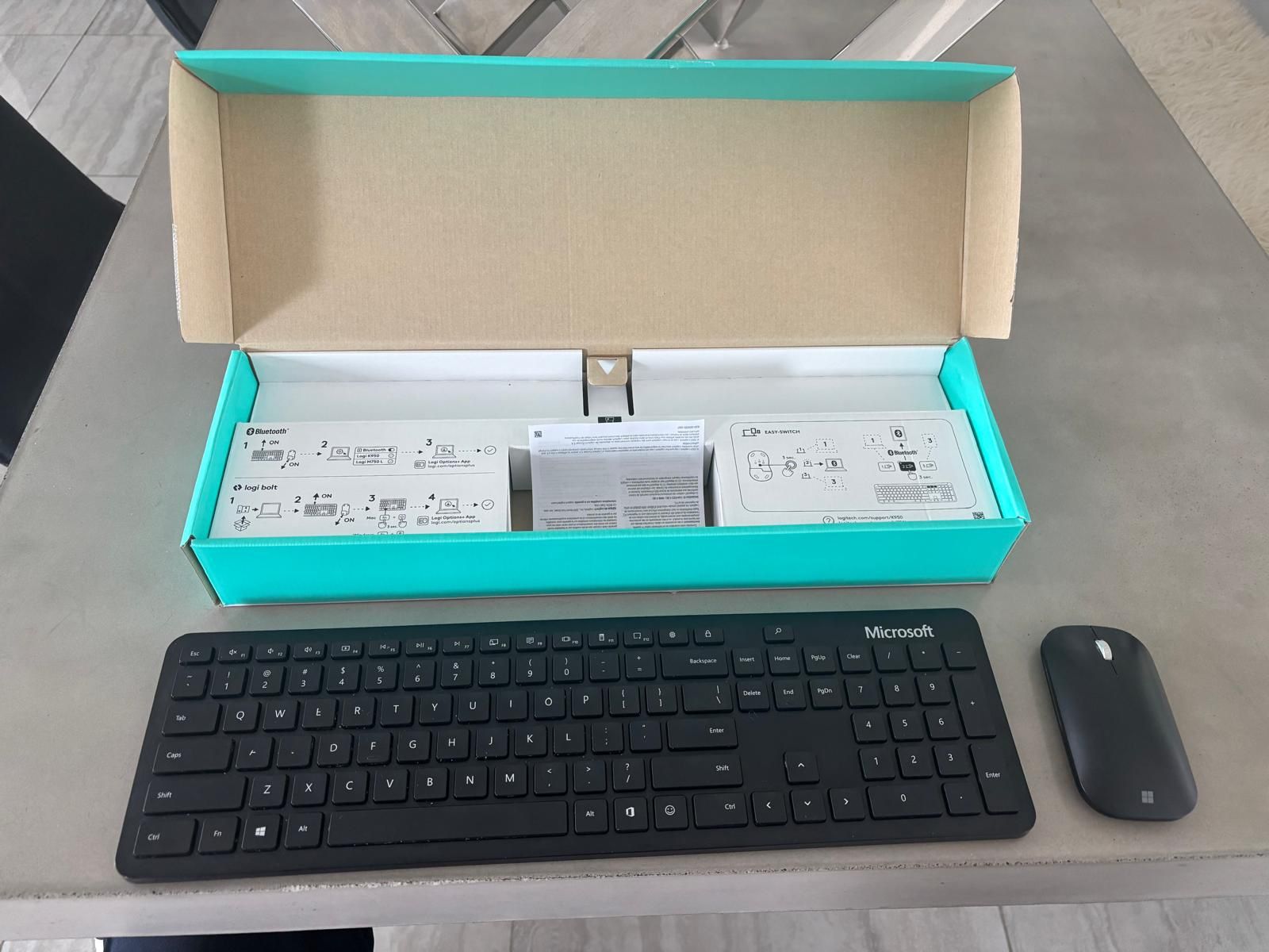 Microsoft signature slim combo MK955 .. Bluetooth keyboard and mouse … $50