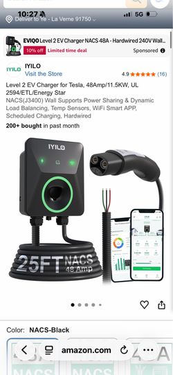 Brand New IYILO RA48 Level 2 Electric Car Charger