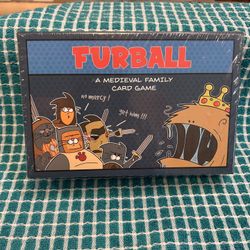 NEW! Furball: A Medieval Family Card Game". A game about cats fighting monsters.