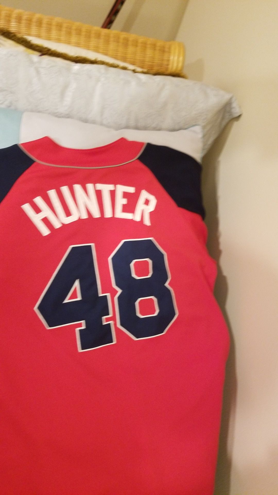 Genuine MLB Tori Hunter Los Angeles Angels Baseball Jersey White Red Mens  Size Medium for Sale in Spring, TX - OfferUp