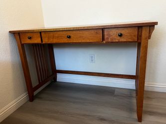 Wooden desk