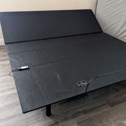 Queen Size Adjustable Bed Frame With Headboard 