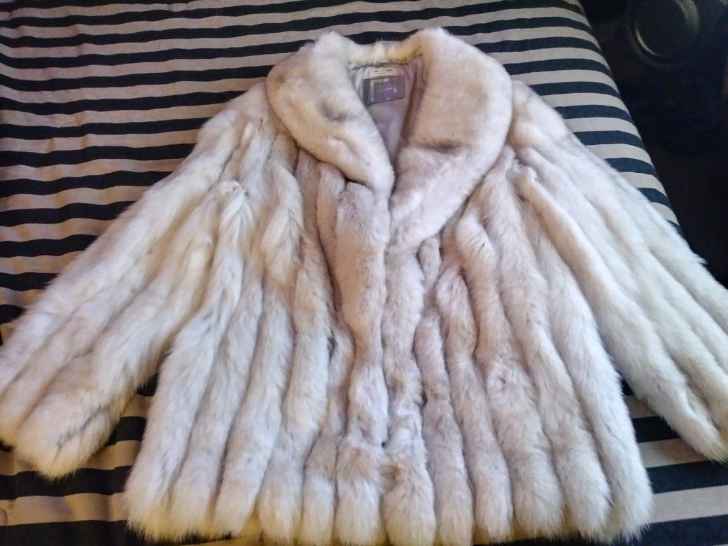 SAGA FOX Fur coat $450 obo also Split end ltd rabbit fur coat $150 obo or both coats for $550 Or trade for car or truck of equal value..