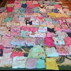 10 piece Girls NEWBORN Clothing bundle