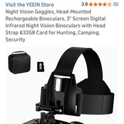 Brand New, Never Even set It Up NIGHT GOGGLES!! 