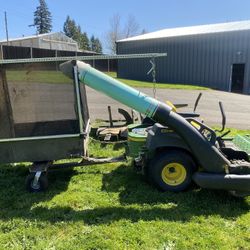 Zero Turn Riding Mower Grass Catcher