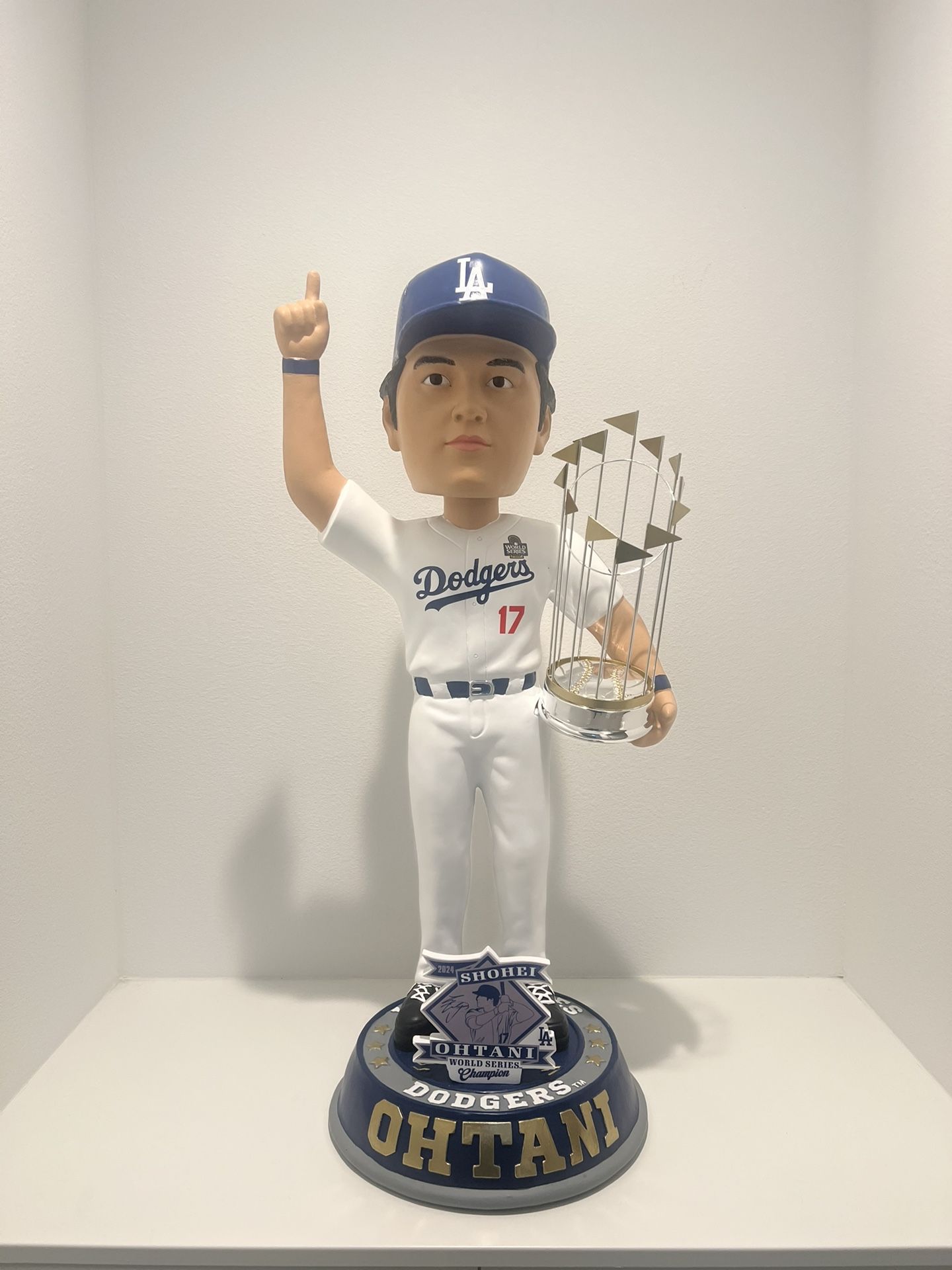 Shohei Ohtani 3ft Bobblehead Out Of 50 (holding World Series Trophy)