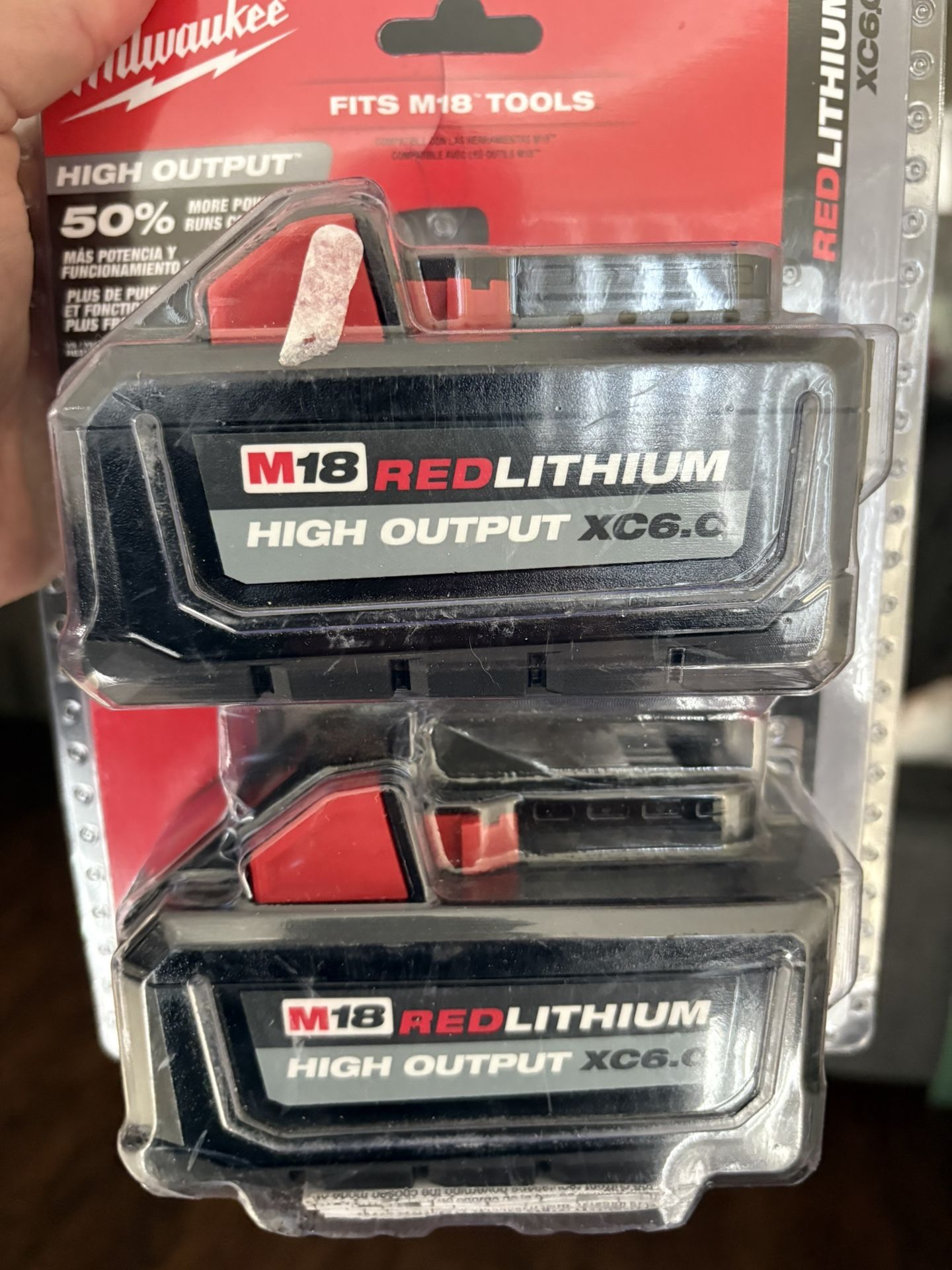 Milwaukee M18 Red Lithium High Output Batteries