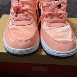 Rose Pink Nike Air Force ones for kids size 1.5