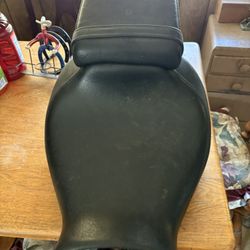 Harley Davidson Seat And And Sissy Bar $50  Thank