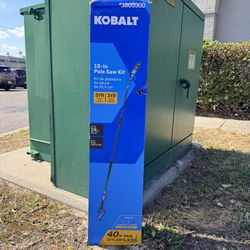 Kobalt 40V Max 10” Pole Saw Kit – Brushless – Battery & Charger Included – Good Condition