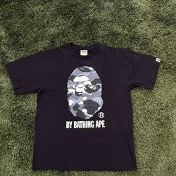 BAPE Black Camo Glow in the dark Bathing Ape Tee Size L