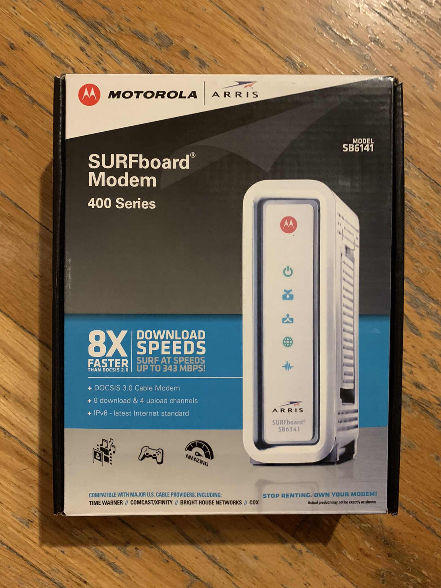Motorola ARRIS SURFboard SB6141 Docsis 3.0 Cable Modem