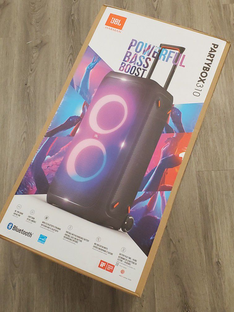 JBL Party Box 310 Brand New Speaker - $1 Down Today Only