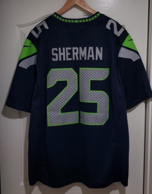 Nike Seattle Seahawks Richard Sherman NFL On-Field Jersey Authentic New