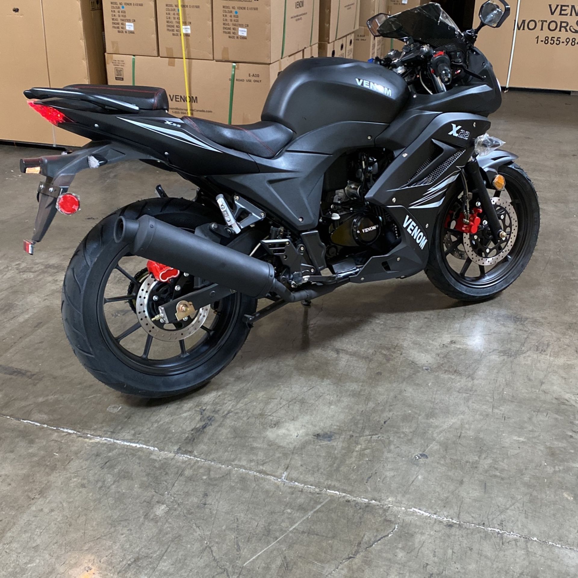 Aazon.co: 125CC NINJA VENO X22 OTORCYCLE 4-SPEED, 4-STROKE, FULL