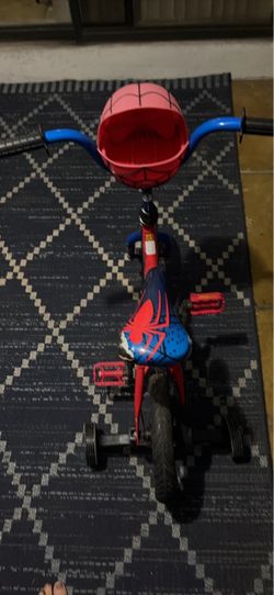Spider-Man Kids Bike with Training Wheels