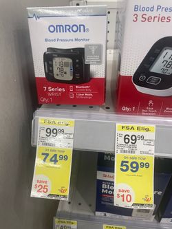 Omron 7 series blood pressure monitor
