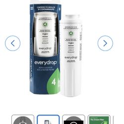 EveryDrop Ice and Refrigerator Water Filter 4 Compatible with Whirlpool, Maytag, Amana, KitchenAid and JennAir refrigerators.