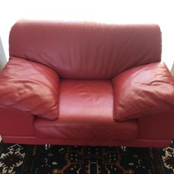 Red Giovani Erba Couch 