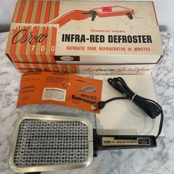 Vintage Osrow 700 Thermostat Controlled Infra-Red Defroster Original Box 1960