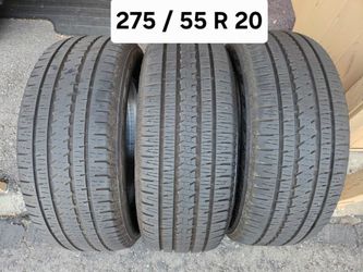 275 / 55 R 20 (3) TIRES BRIDGESTONE
